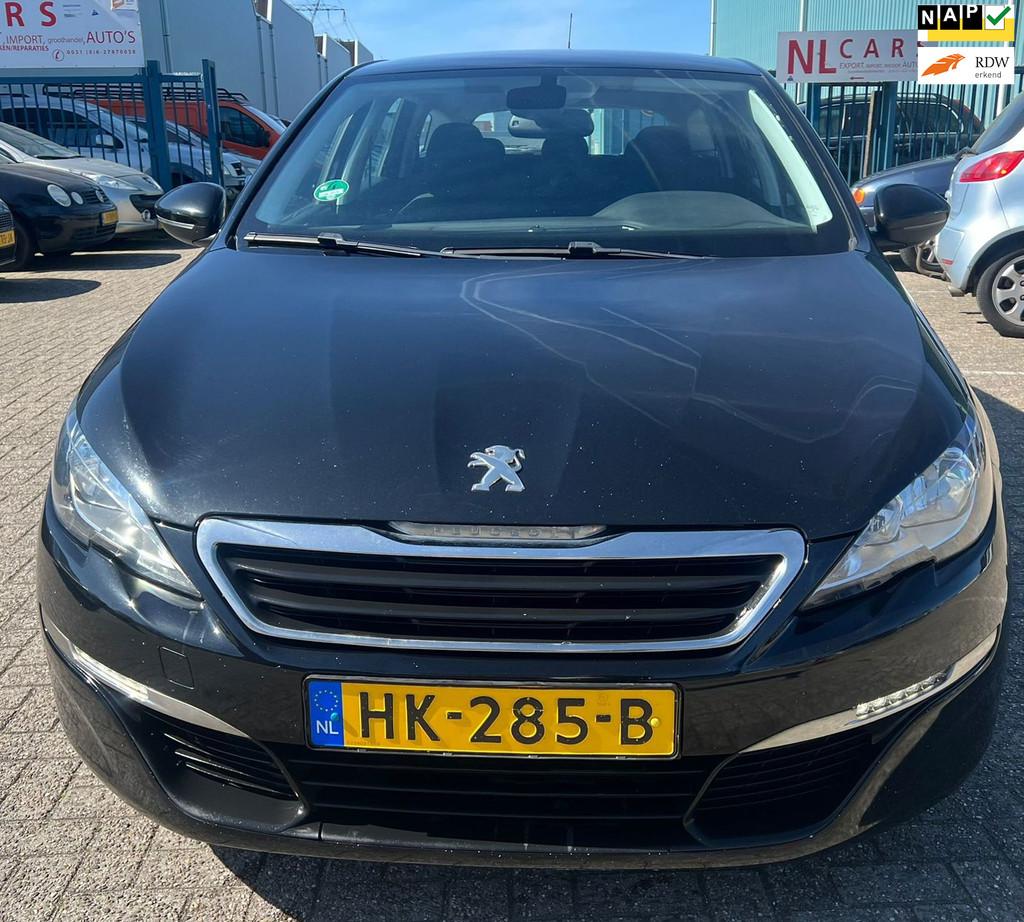 Peugeot 308 SW 1.6 BlueHDI Blue Lease Pack rijdt super, Voorwielaandrijving, Gebruikt, 4 cilinders, Zwart