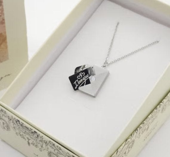 Secret Love Letter zilverkleurige, Nieuw, Ophalen of Verzenden, Zilver, Overige materialen