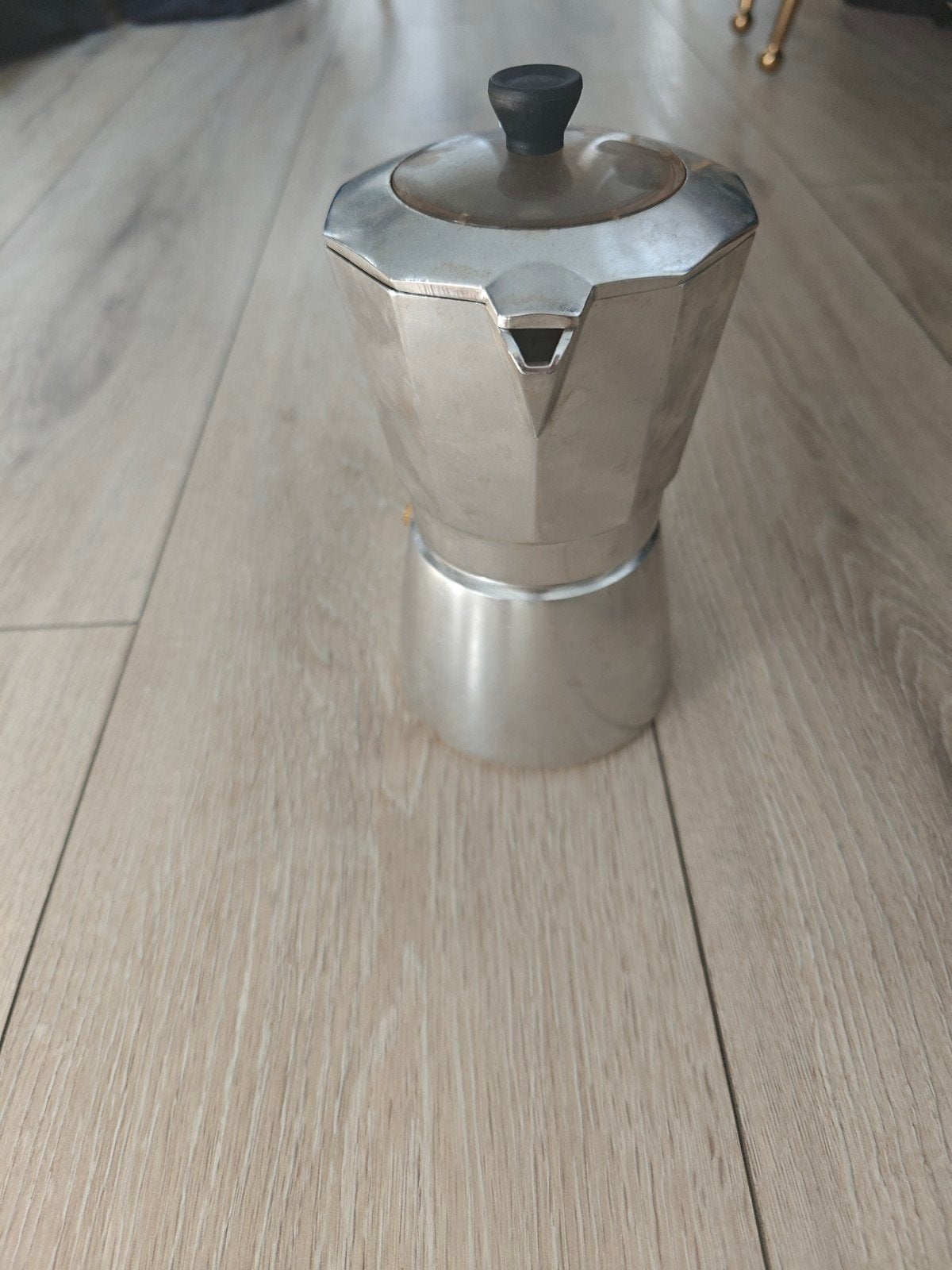Vintage espressomaker mokka, Huis en Inrichting, Zilver, Ophalen of Verzenden, Metaal, Overige merken
