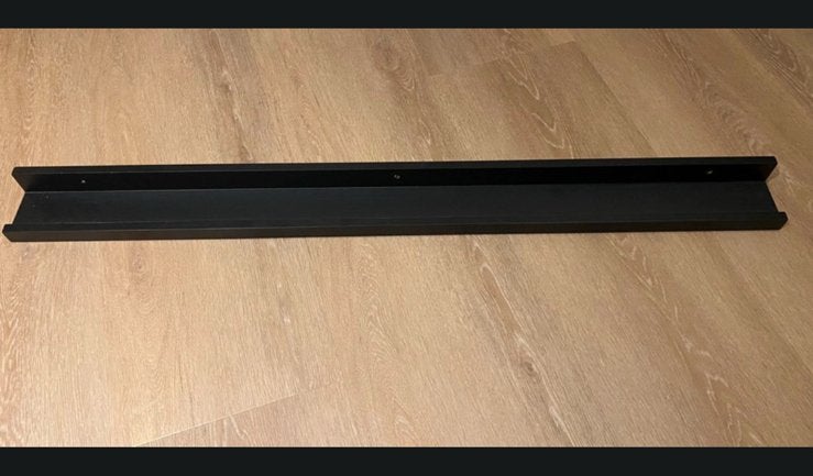 Foto/wandplank zwart Woood (120 cm), Ophalen, Zo goed als nieuw
