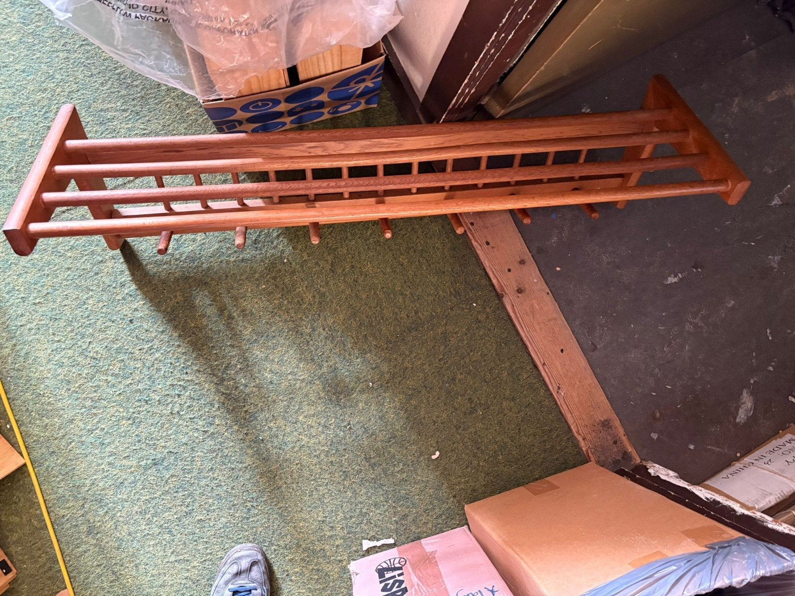 Houten kapstok 100x30x30 cm, Gebruikt, Minder dan 100 cm, Hout, Ophalen
