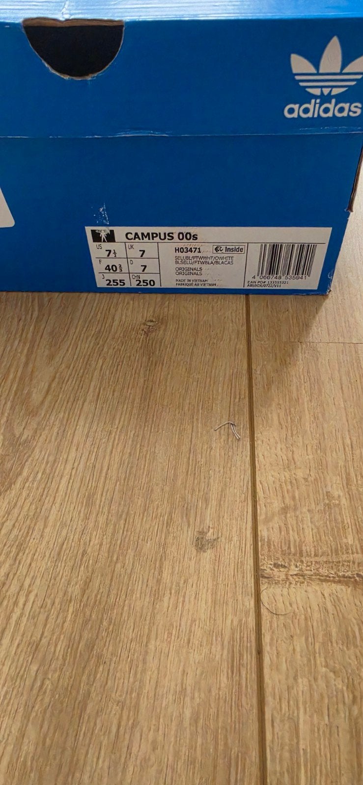 Adidas Campus 00s Sneakers - Maat 40 2/3, Ophalen of Verzenden, Sneakers of Gympen, Gedragen, Blauw