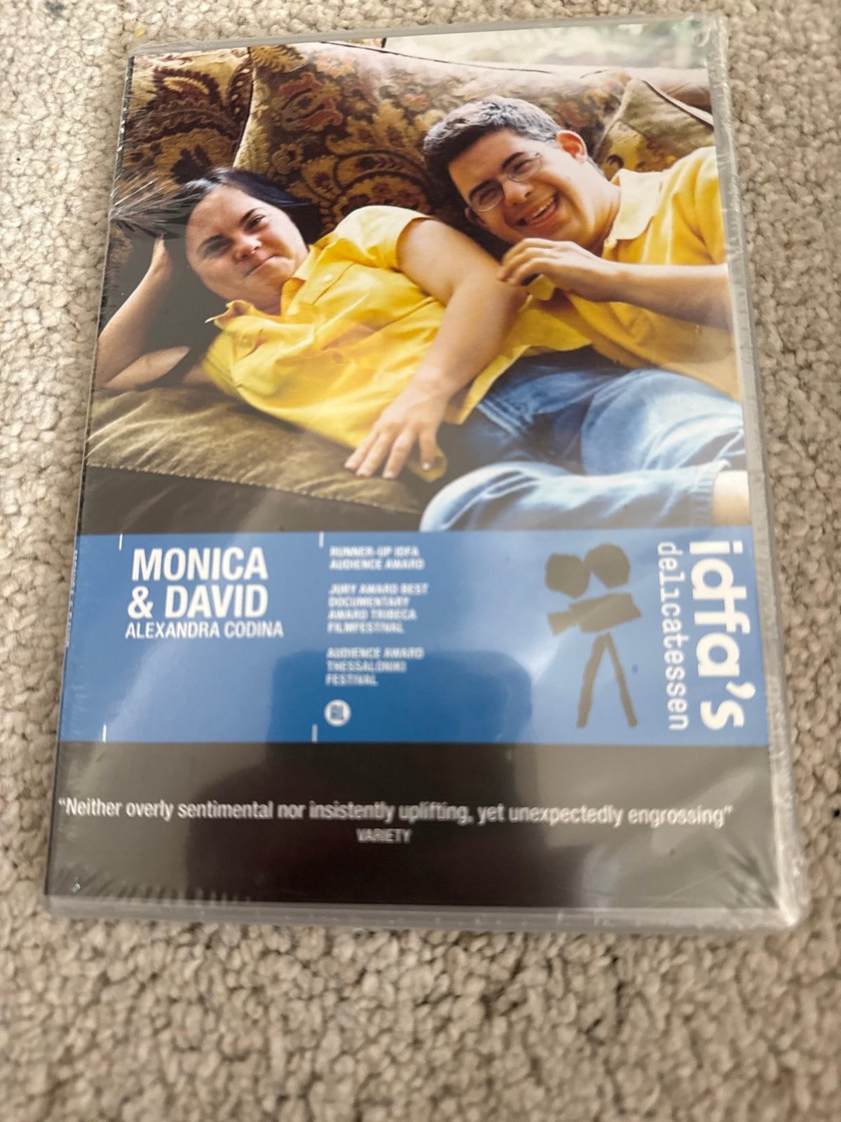 Monica & David DVD - Idfa's Delicatessen, Cd's en Dvd's, Alle leeftijden, Ophalen of Verzenden, Nieuw in verpakking