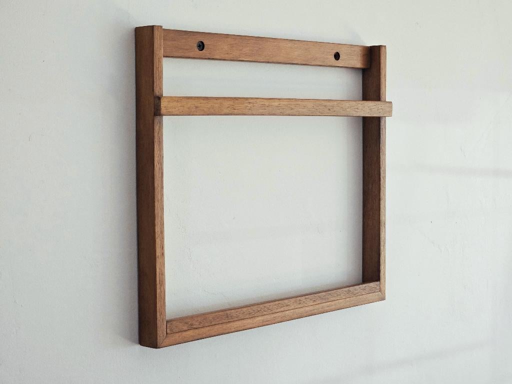 LP houder voor 2 LPs /Gatefoldhoes -Vinyl wandlijst hardhout, 30 cm, Hout, Nieuw, Ophalen of Verzenden