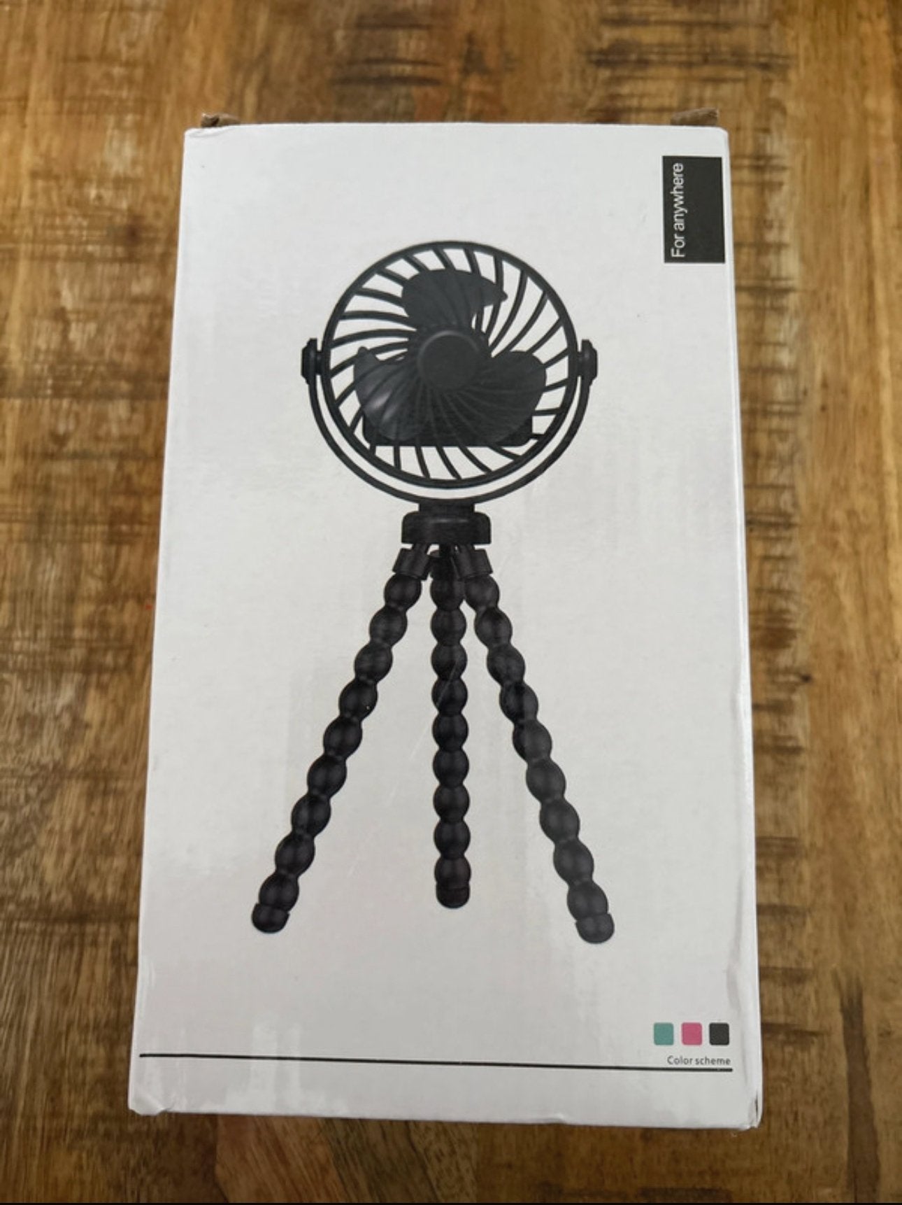 Draagbare USB Ventilator met Flexibel Tripod – Oplaadbaar, Witgoed en Apparatuur, Ophalen of Verzenden, Nieuw, Overige