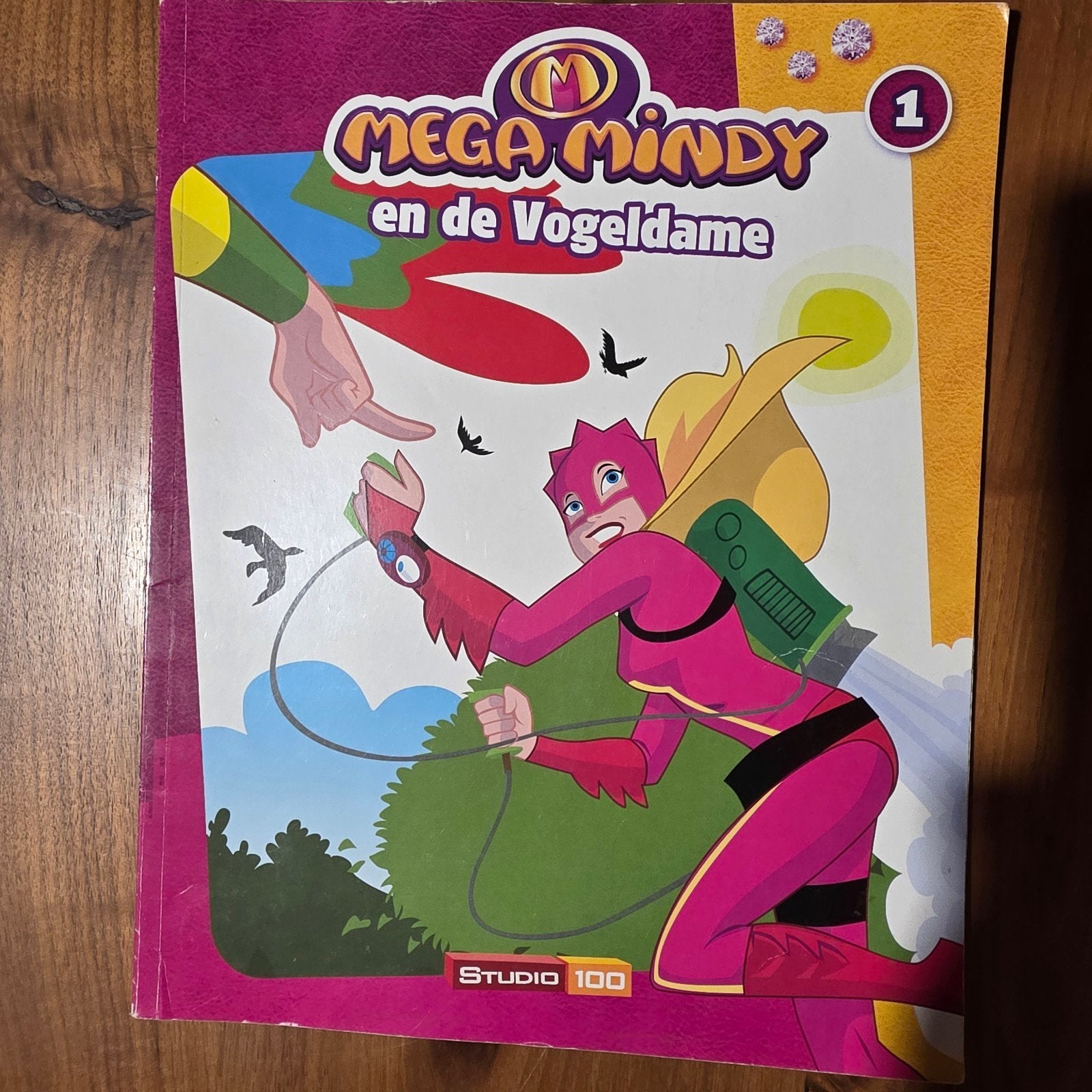 Mega Mindy en de Vogeldame - Deel 1 (Gebruikt, netjes), Ophalen of Verzenden, Gelezen, Studio 100, Fictie algemeen