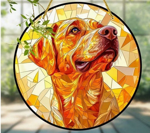 Raamhanger blonde Labrador, Verzenden, Nieuw