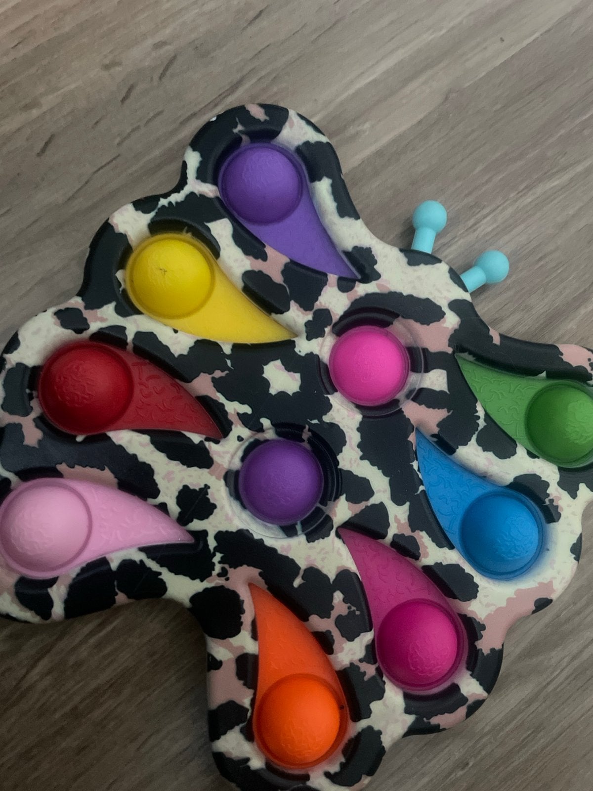 Pop It Fidget Speelgoed Giraffe Vorm Luipaardprint, Ophalen of Verzenden, Gebruikt, Jongen of Meisje