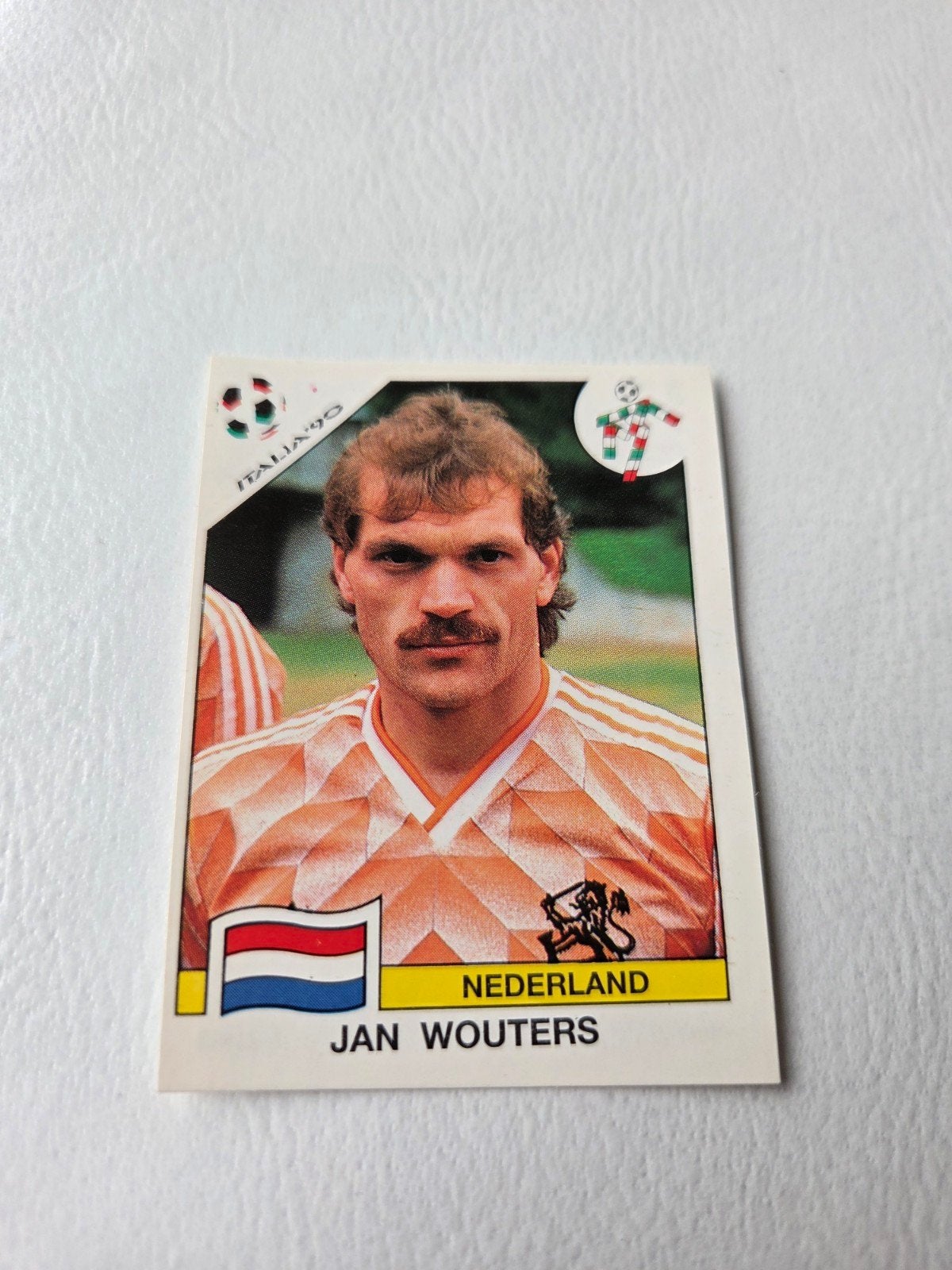 Panini WK 90, Verzamelen, Sportartikelen en Voetbal, Ophalen of Verzenden, Zo goed als nieuw, Buitenlandse clubs, Poster, Plaatje of Sticker