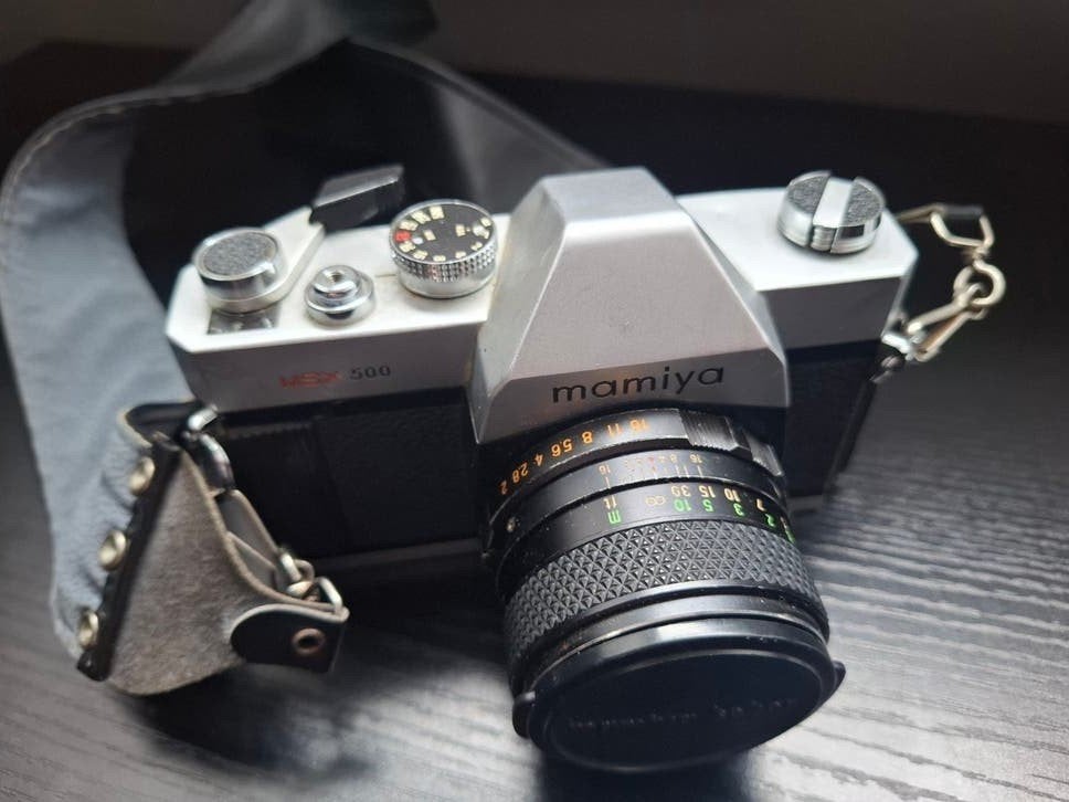Mamiya MSX 500 spiegelreflexcamera, Ophalen of Verzenden, Gebruikt, Spiegelreflex, Overige Merken
