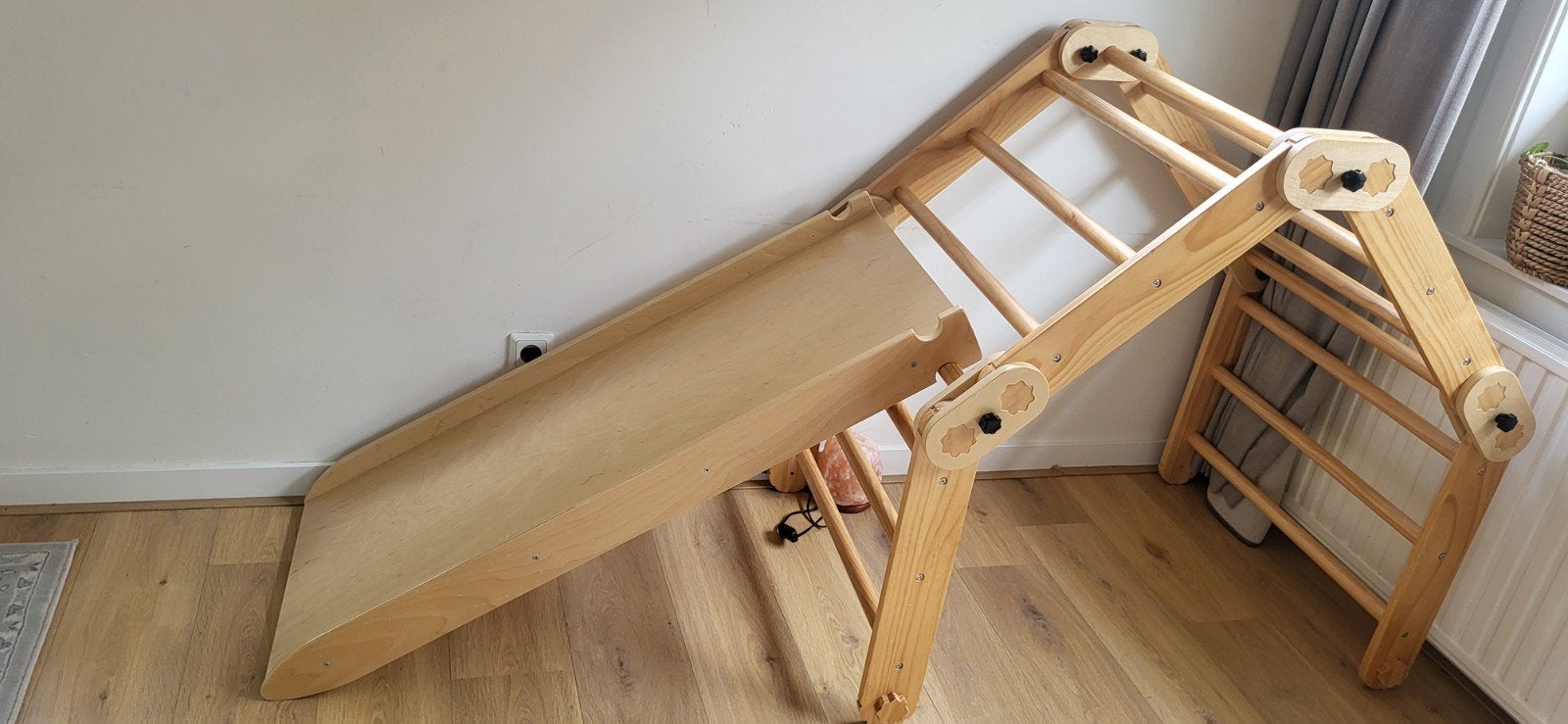 Houten klimtoestel binnen zgan, Kinderen en Baby's, Ophalen, Zo goed als nieuw, Jongen of Meisje