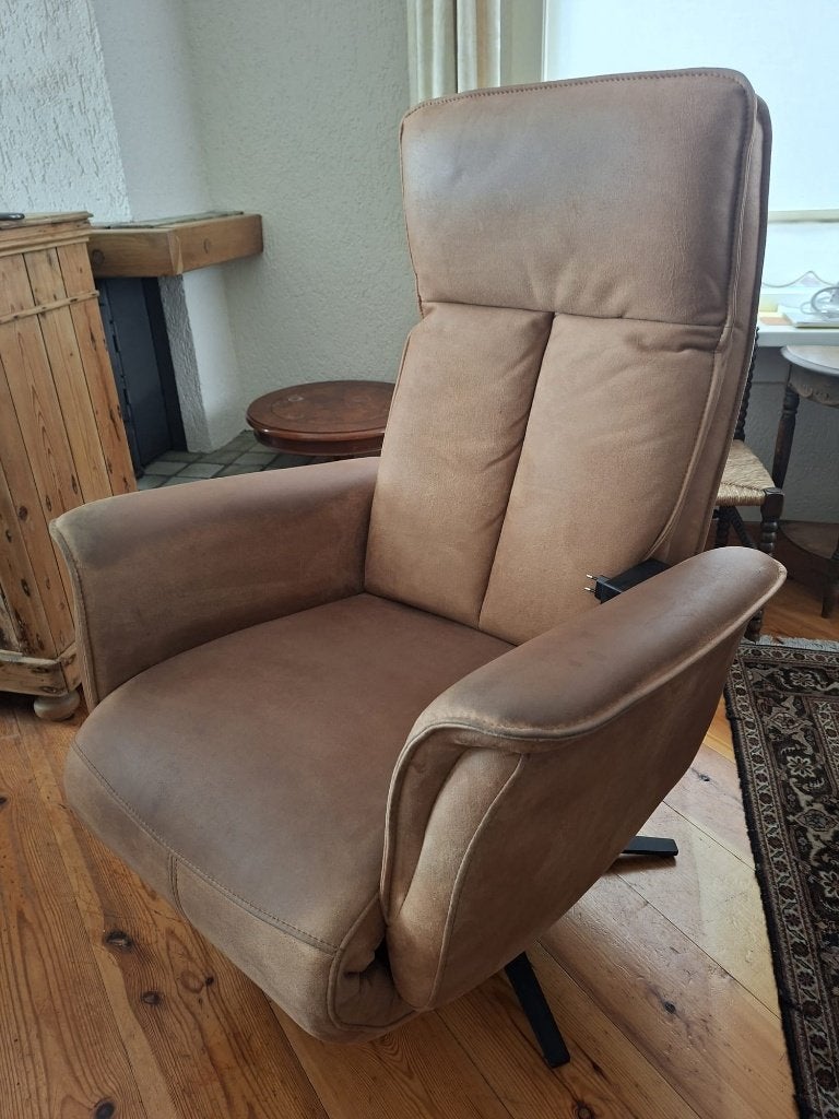 Comfortabele relaxfauteuil, Ophalen, Gebruikt, Modern, Comfort, 75 tot 100 cm