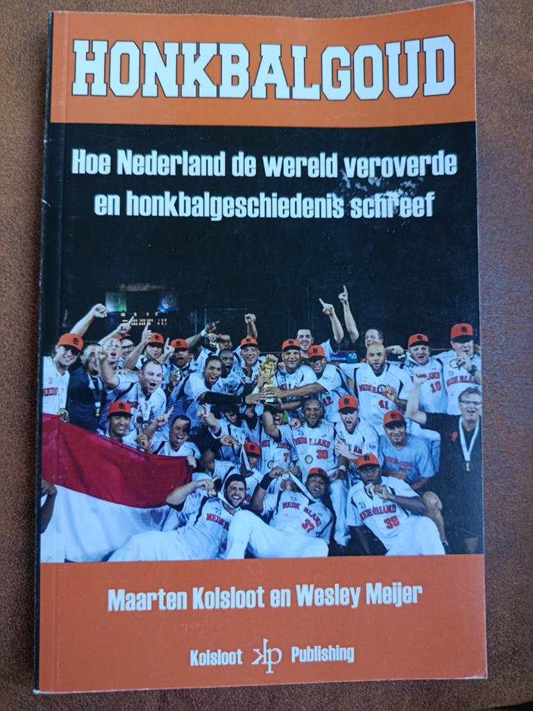 Wesley Meijer - Honkbalgoud, Ophalen of Verzenden, Zo goed als nieuw, Balsport, Wesley Meijer; Maarten Kolsloot