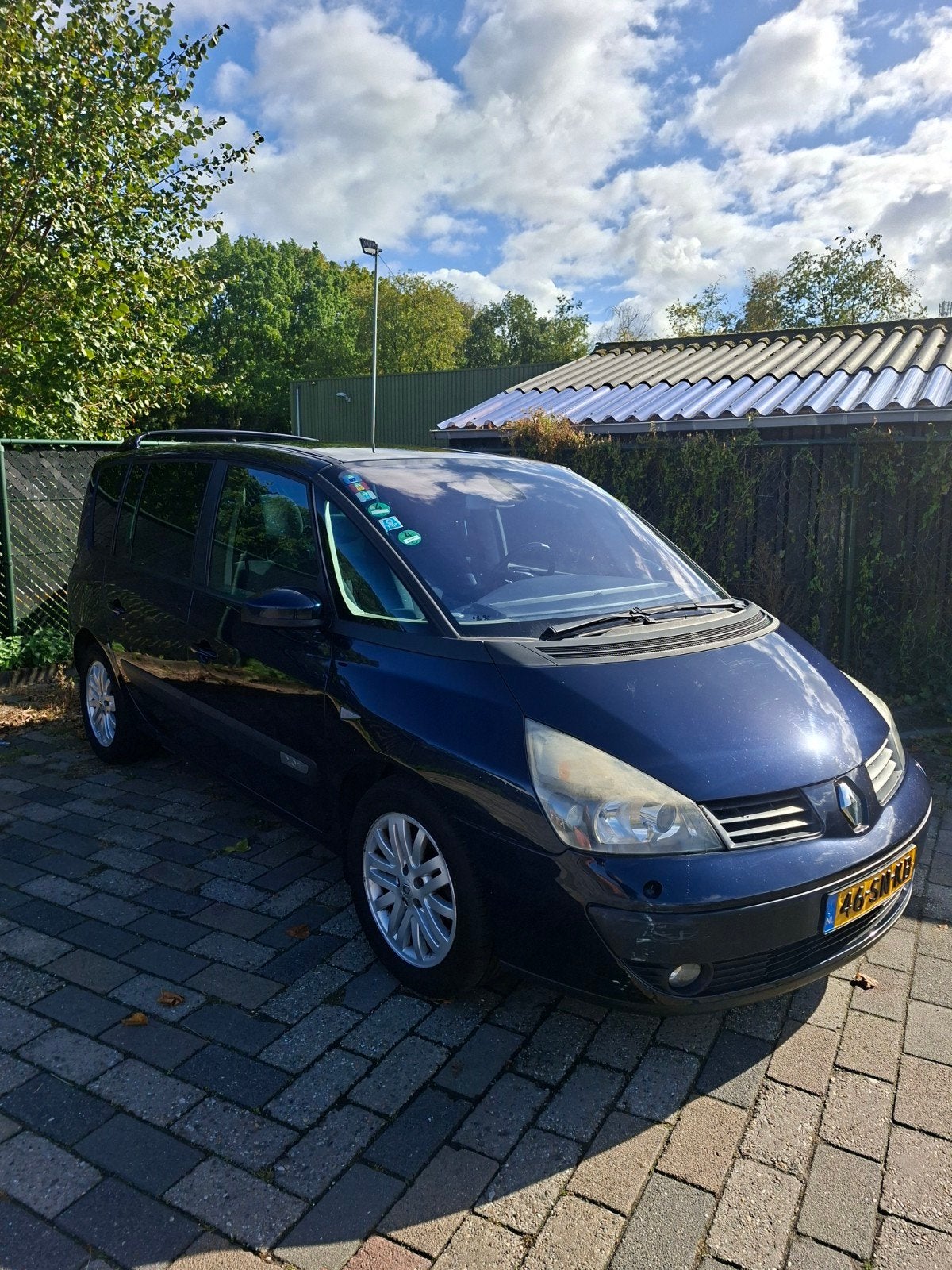 Renault Espace 2.0 16V Turbo 125KW 2006 Blauw, Auto's, Voorwielaandrijving, 1998 cc, Stof, 4 cilinders