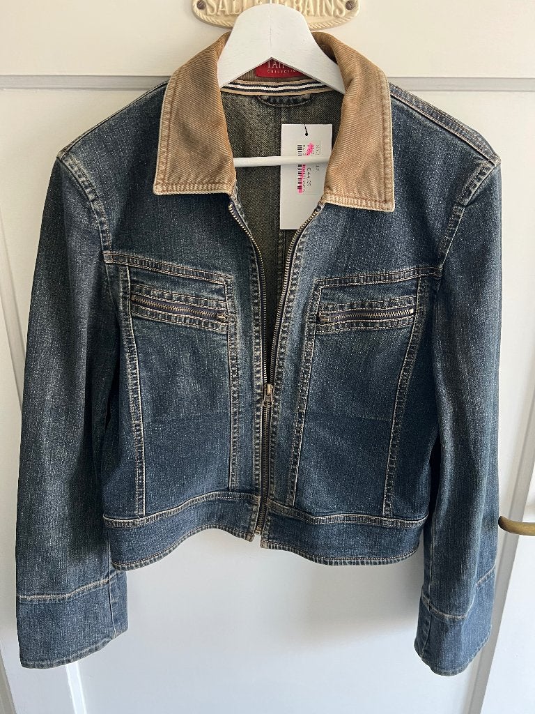 Jeans jasje / jack / spijkerjas maat S merk Taifun ZGAN, Ophalen, Zo goed als nieuw, Blauw
