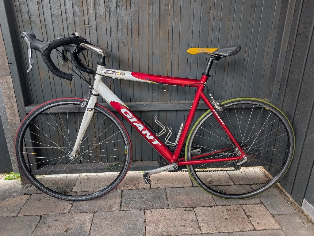 Giant OCR racefiets, Ophalen, Gebruikt, Velgrem, Aluminium