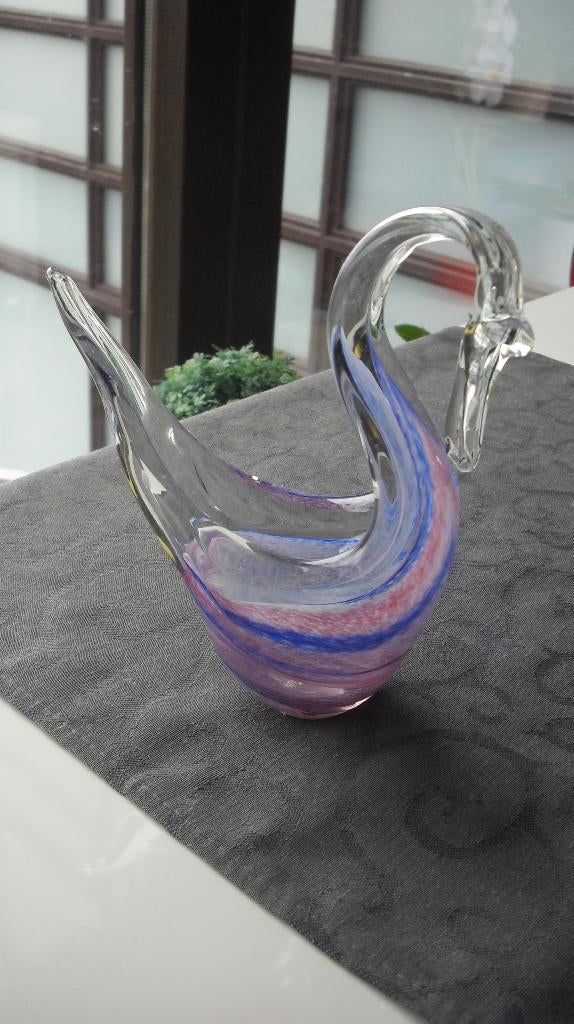Murano Zwaan in 2 Kleuren, Ophalen of Verzenden