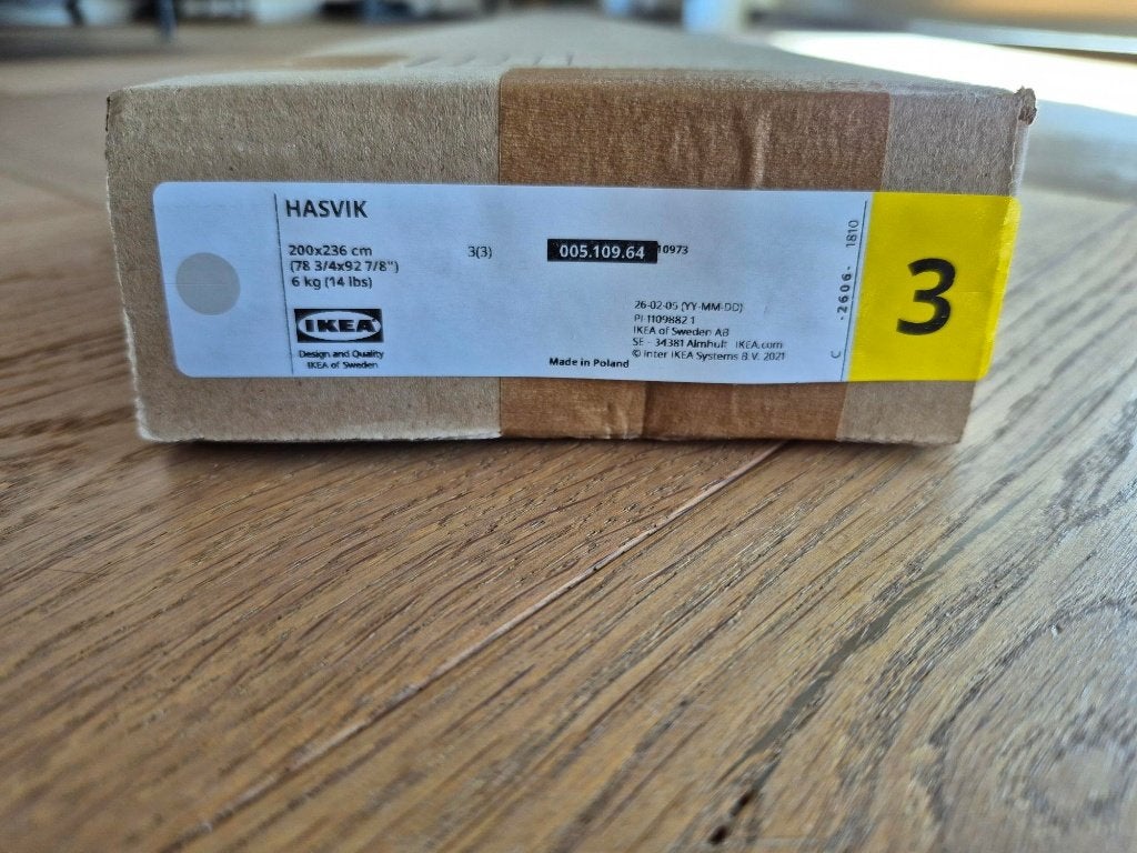 Schuifdeurmechanisme Ikea Hasvik 200x236 zonder deurpanelen, Ophalen, 200 cm of meer, 150 tot 200 cm, Nieuw