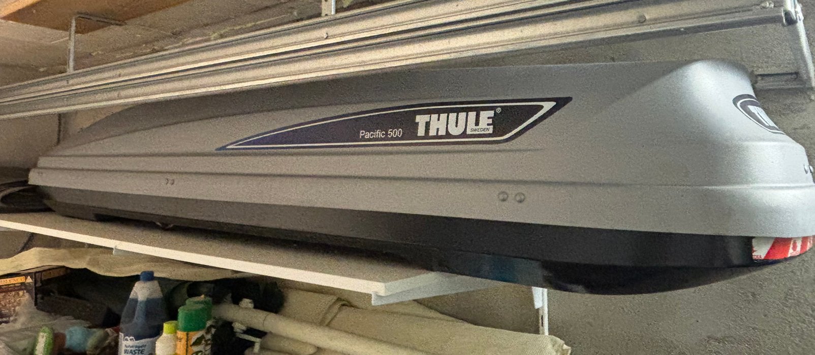 Thule pacific 500 skikoffer / dakkoffer, Auto diversen, Ophalen, Zo goed als nieuw