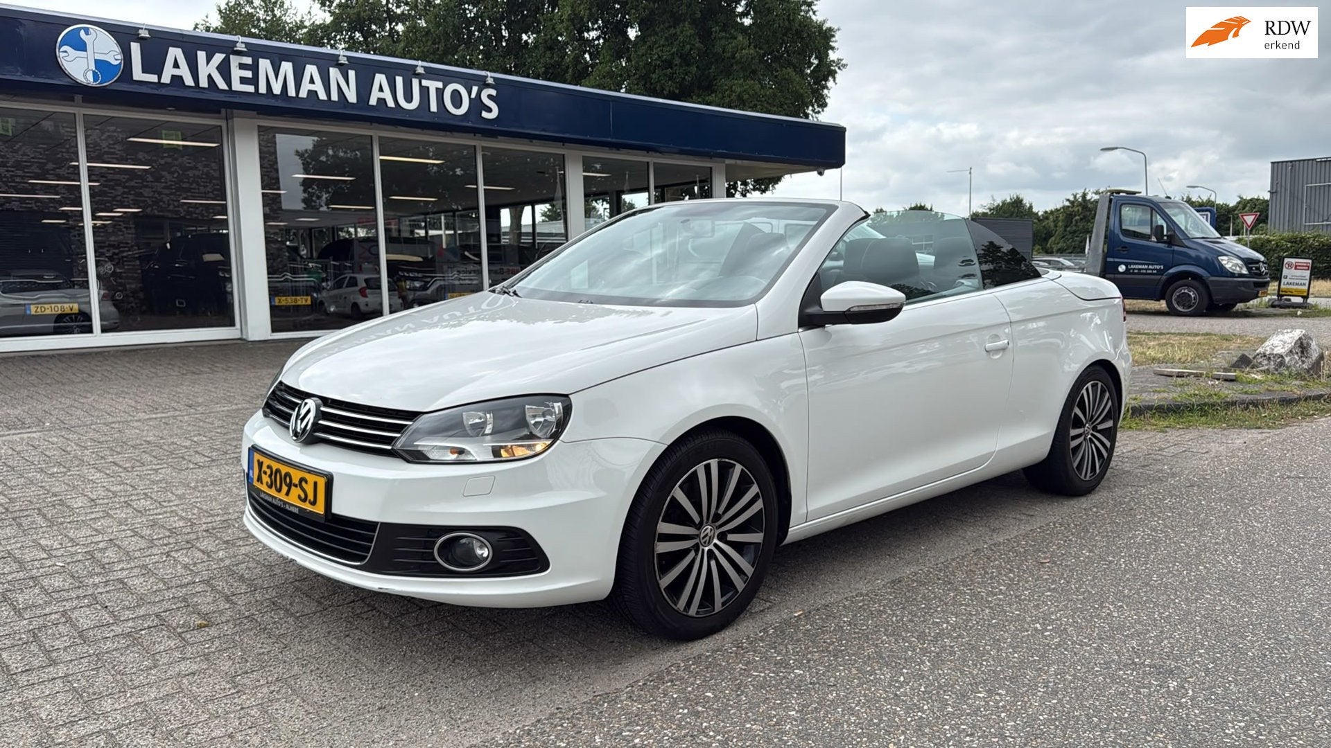 Volkswagen Eos 1.4 TSI Cabrio Highline Panorama Whiteline Na, Auto's, Voorwielaandrijving, Euro 5, 15 km/l, Gebruikt