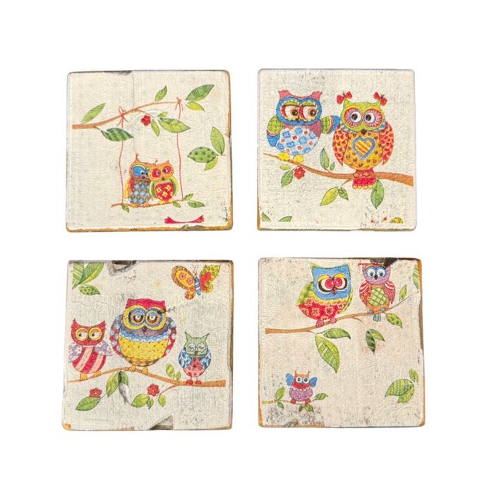 DUTCH MOOD - ONDERZETTERS - KLEUR - UILTJES, Ophalen of Verzenden, Nieuw, Hout