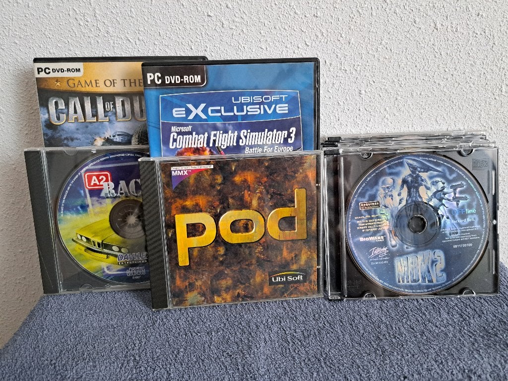 Diverse fysieke PC games, Gebruikt, Verzenden, Overige genres, 1 speler