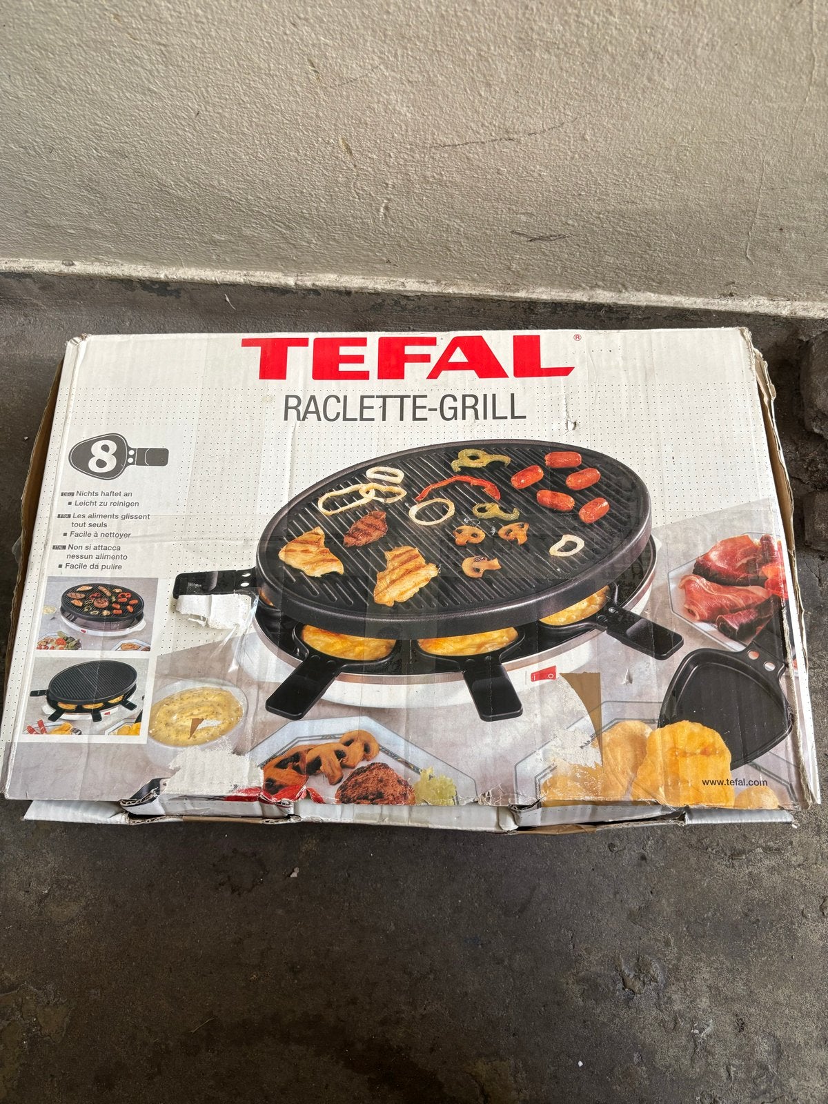 Tefal Raclette-Grill / Gourmetstel (8 Personen) – Complete S, Ophalen, Nieuw, 8 personen of meer