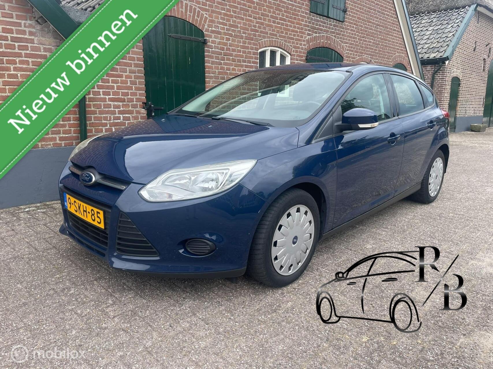 Ford Focus 1.6 TDCI ECOnetic Lease Trend MOOIE AUTO, Auto's, Ford, Euro 5, Stof, Gebruikt, Zwart