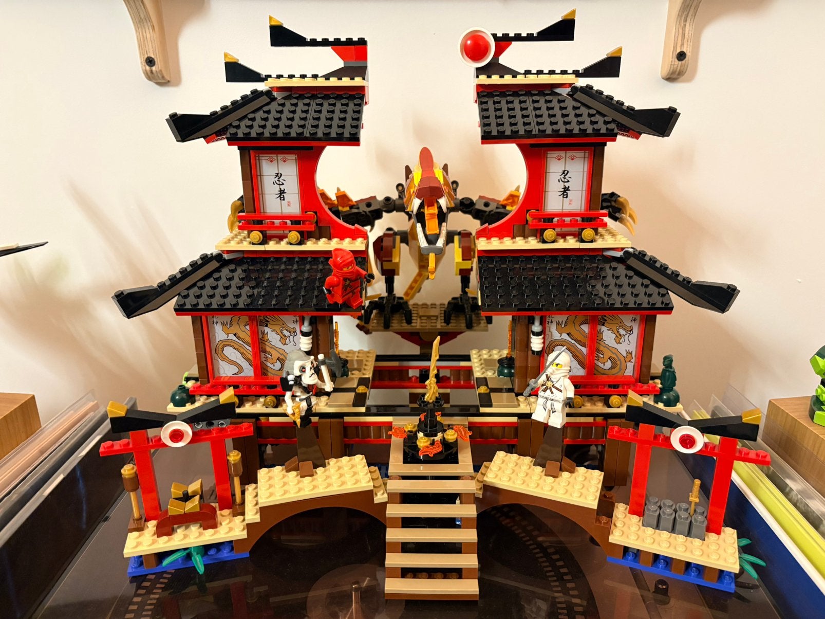 LEGO Ninjago, Fire Temple (2507), Lego, Overige typen, Ophalen of Verzenden, Zo goed als nieuw