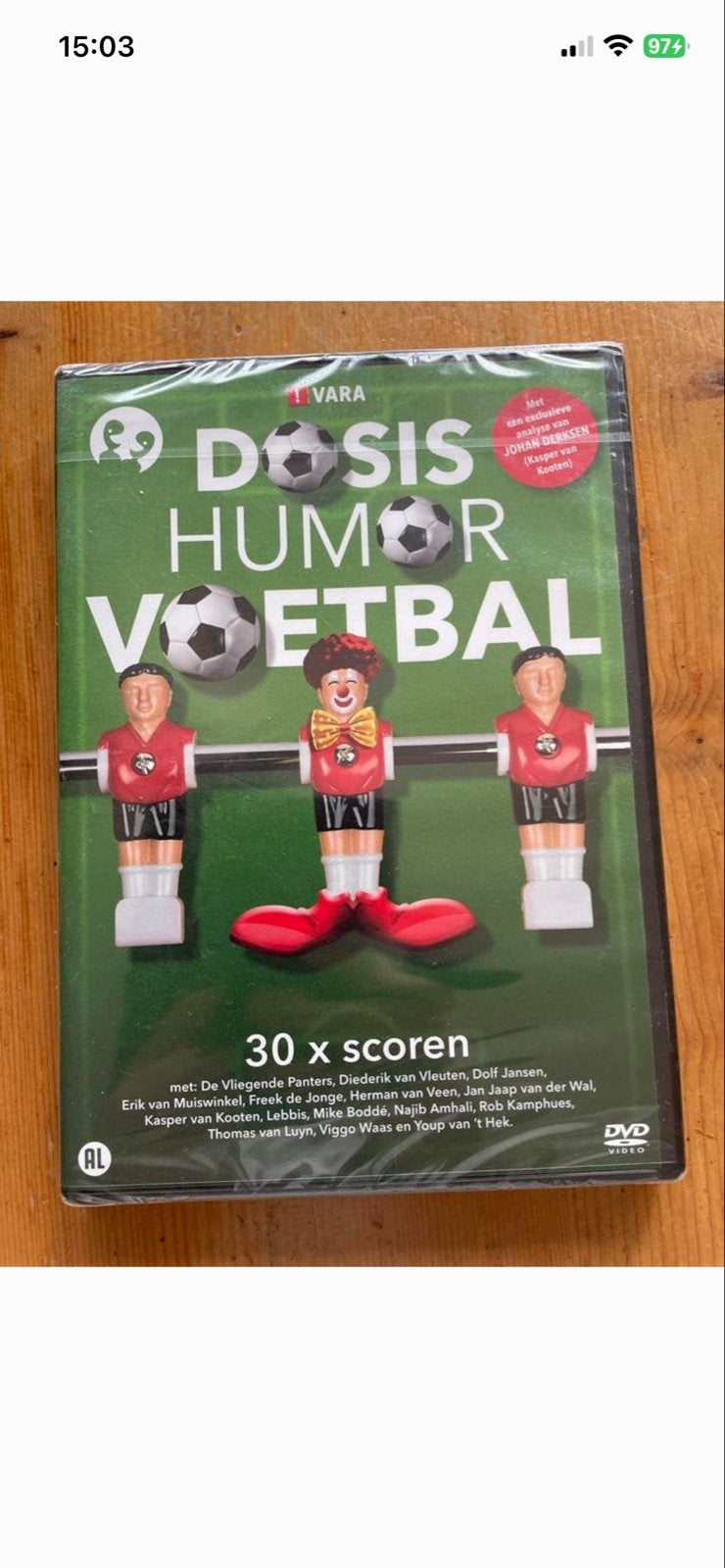Dosis Humor Voetbal DVD - Nieuw in verpakking, Ophalen of Verzenden, Nieuw in verpakking