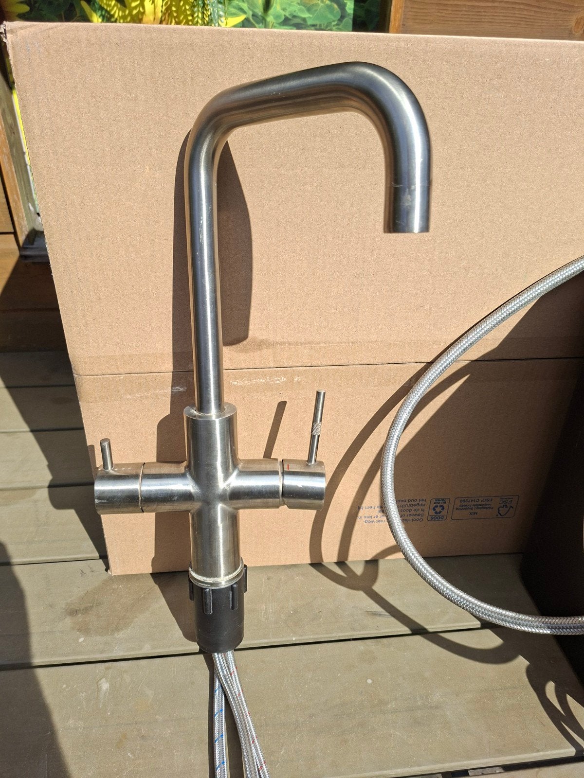 Unito Ace.Boil 3-in-1 Kokend Water Kraan RVS 4.4L, 4 liter of meer, Ophalen, Gebruikt
