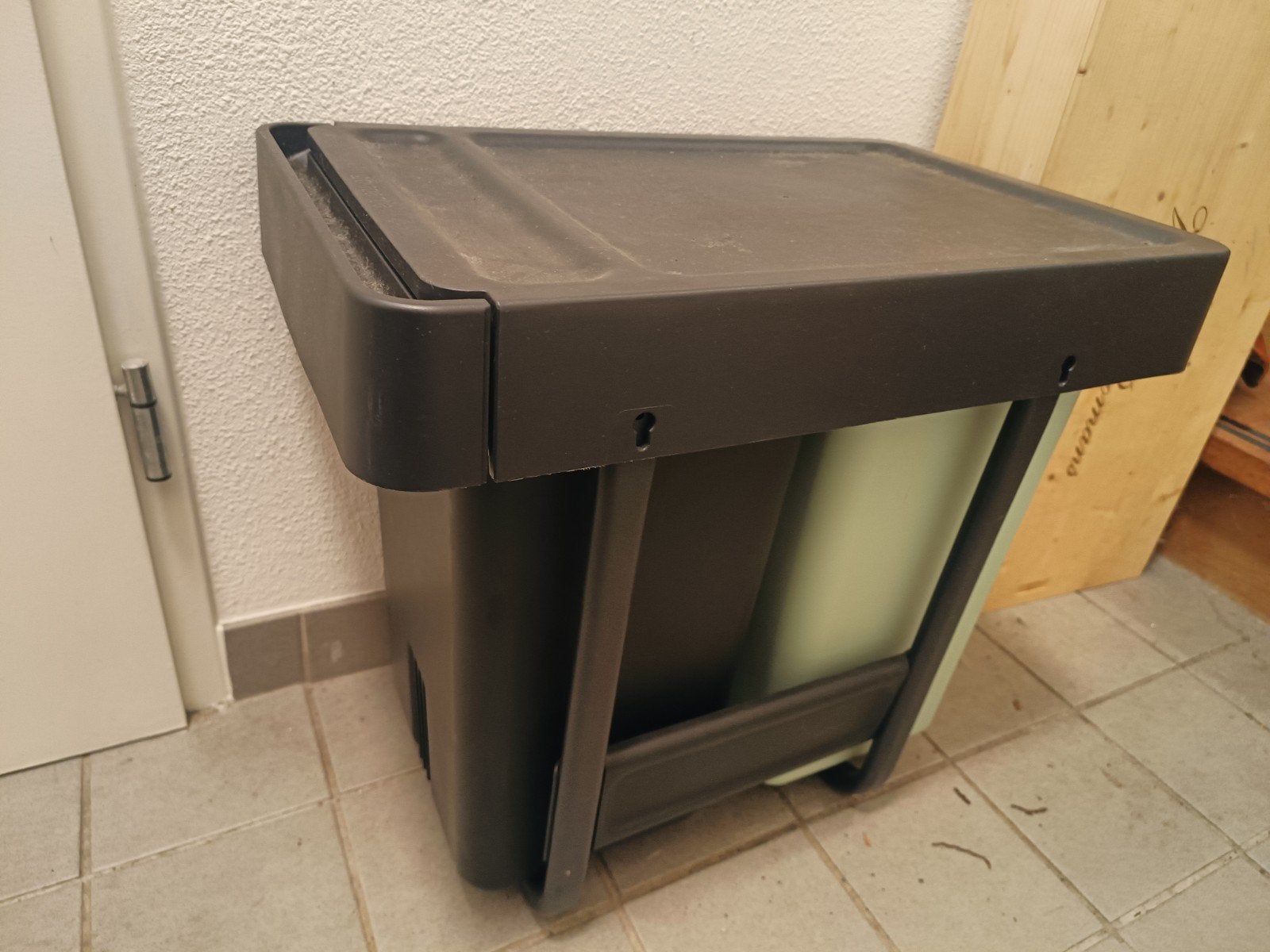Brabantia Inbouw Prullenbak, 10 tot 20 liter, Ophalen of Verzenden, Zo goed als nieuw, Kunststof