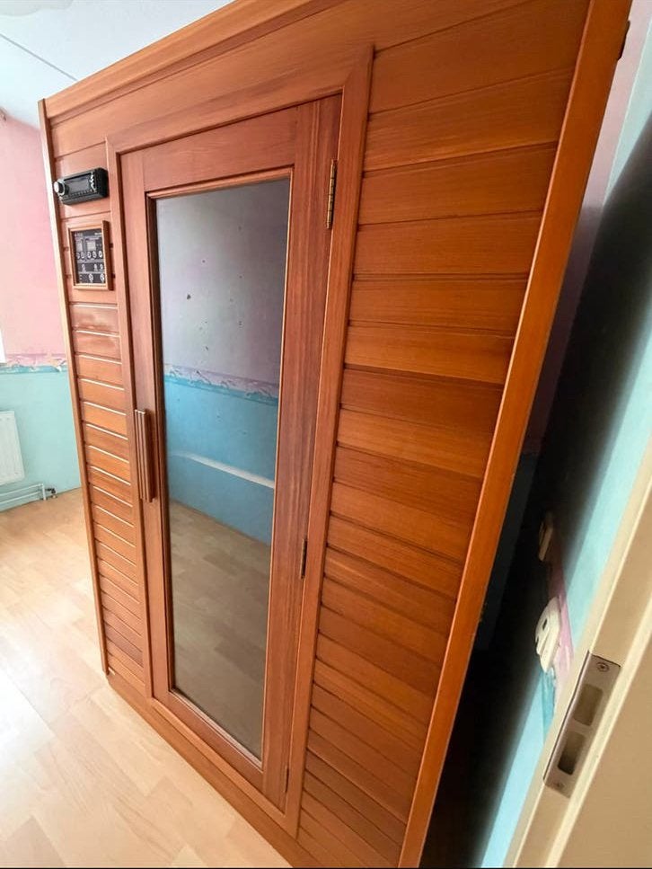 Infrarood sauna - Zo goed als nieuw, Ophalen, Zo goed als nieuw, Infrarood, Complete sauna
