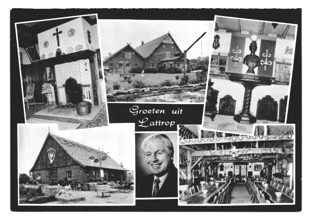 948411 Lattrop Gerrie Hoeve _Nette oude kaart Onbeschreven, Verzenden, 1960 tot 1980, Ongelopen, Noord-Brabant