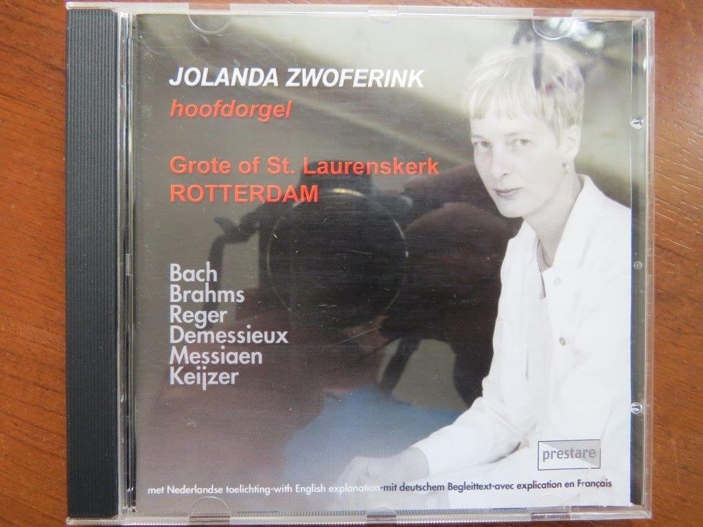 Cd orgel: Jolanda Zwoferink, Grote- of St. Laurenskerk R'dam, Ophalen of Verzenden, Classicisme, Zo goed als nieuw, Kamermuziek