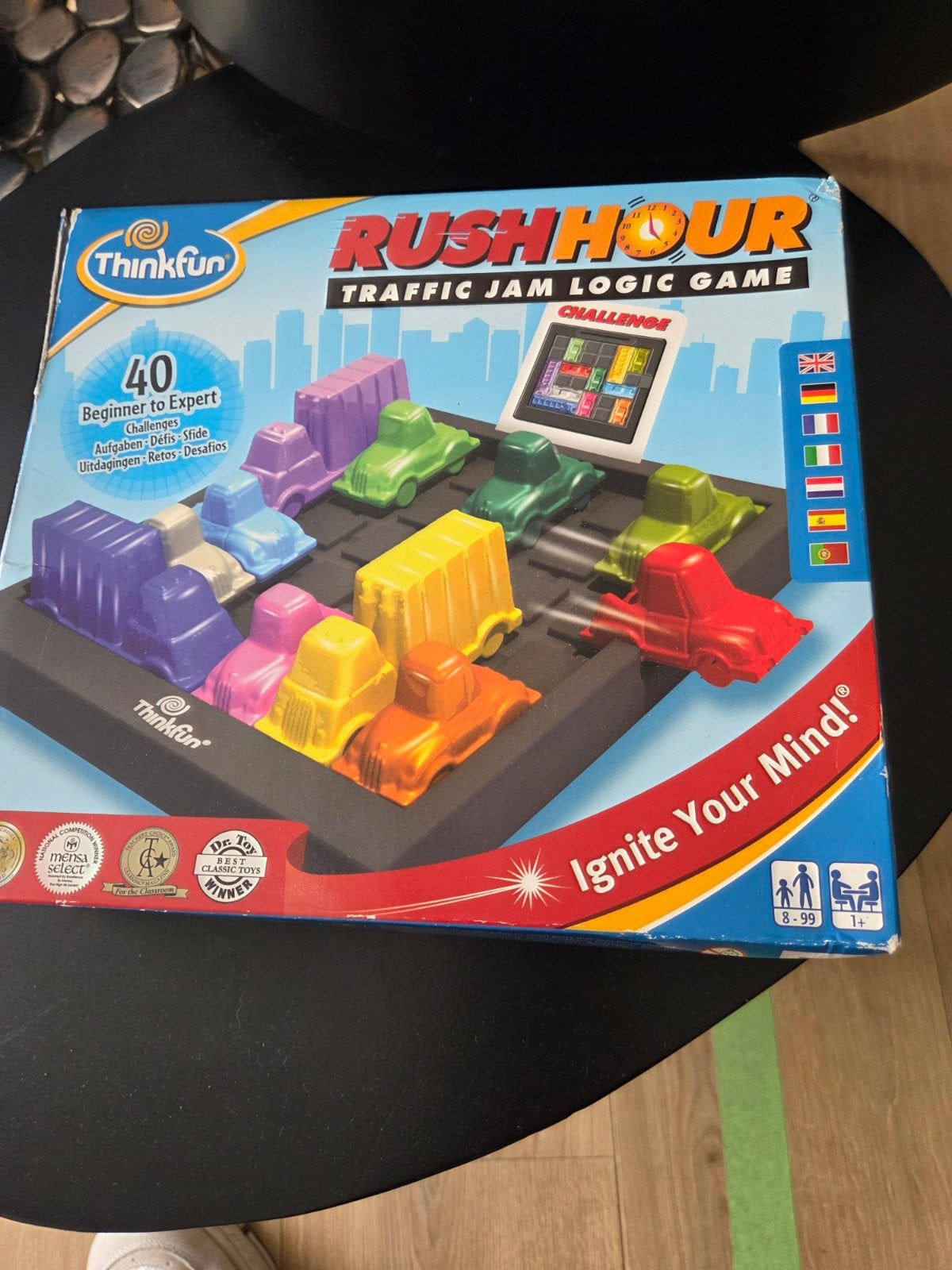 Rush Hour Bordspel - Logisch Verkeersopstopping Spel, Een of twee spelers, Ophalen of Verzenden, Gebruikt, Thinkfun