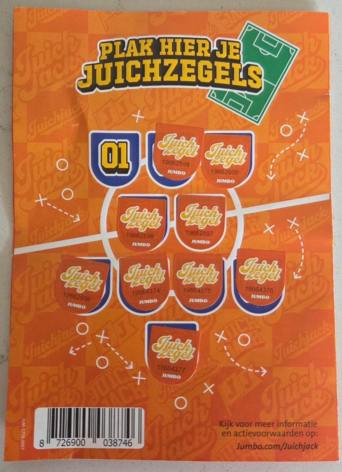 Jumbo juichzegels, Jumbo, Ophalen of Verzenden