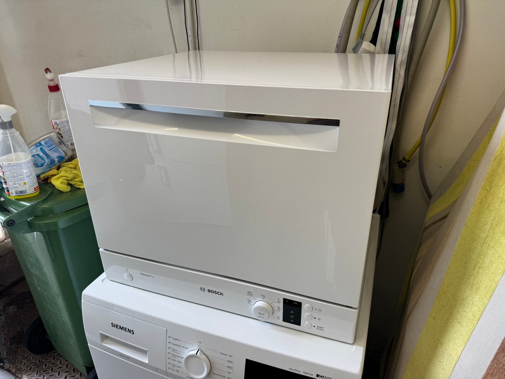 Kleine Compacte Vaatwasmachine | Bosch | Schoon en Goed, Ophalen, Wit, 50 tot 100 cm, Zo goed als nieuw