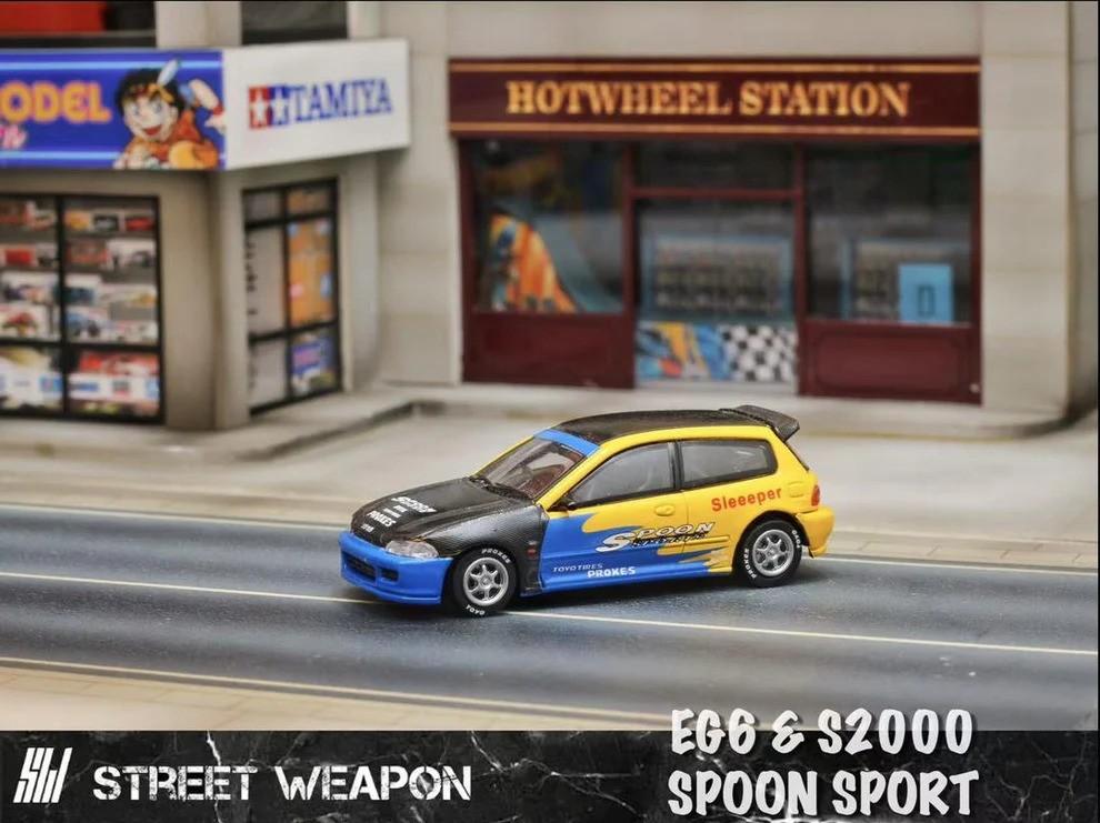 Honda Civic EG6 van Street Weapon 1/64 spoon #147, Ophalen of Verzenden, Nieuw, Auto