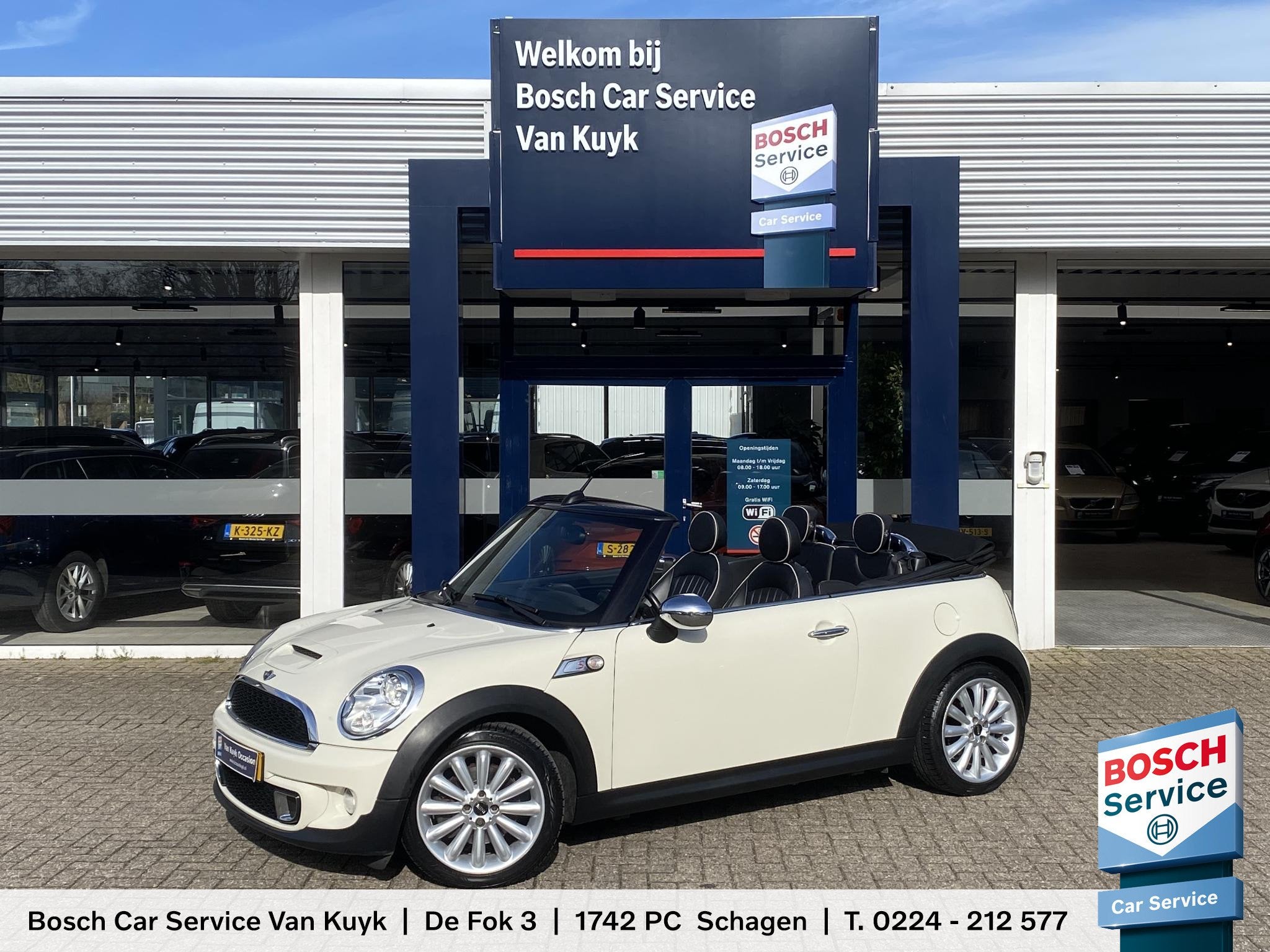 MINI Cabrio 1.6 Cooper S Chili / NL-Auto / 184 PK / Vol-Lede, Auto's, Voorwielaandrijving, Euro 5, Gebruikt, Zwart