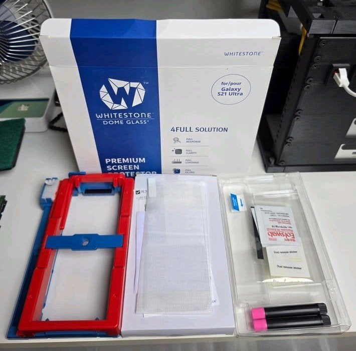 Nieuw | 1x Whitestome Dome S21 Ultra Screenprotector, Ophalen of Verzenden, Nieuw, Bescherming, Samsung