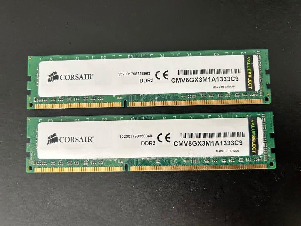 Corsair ValueSelect DDR3 RAM 2x8GB (16GB totaal), Gebruikt, DDR3, Ophalen of Verzenden, Desktop