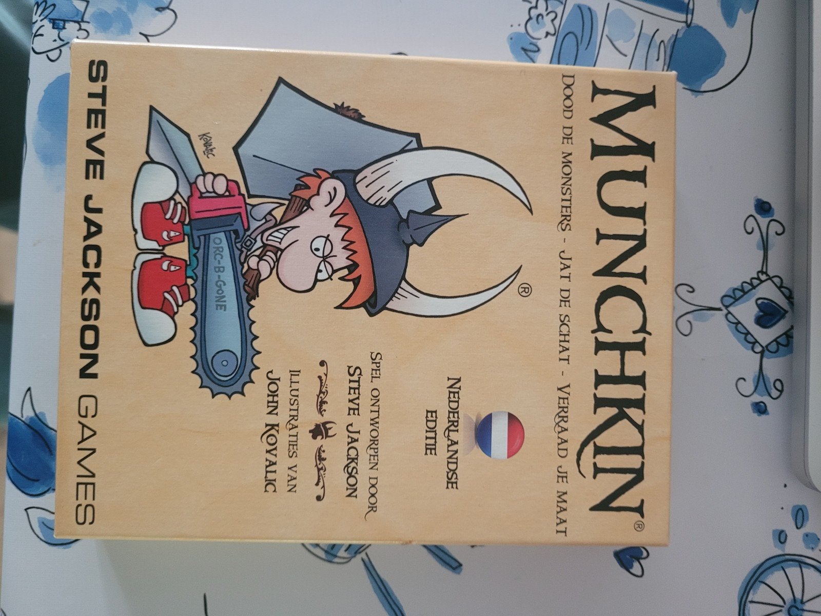 Munchkin Kaartspel - Nederlandse Editie, Drie of vier spelers, Ophalen of Verzenden, Gebruikt, Steve Jackson Games