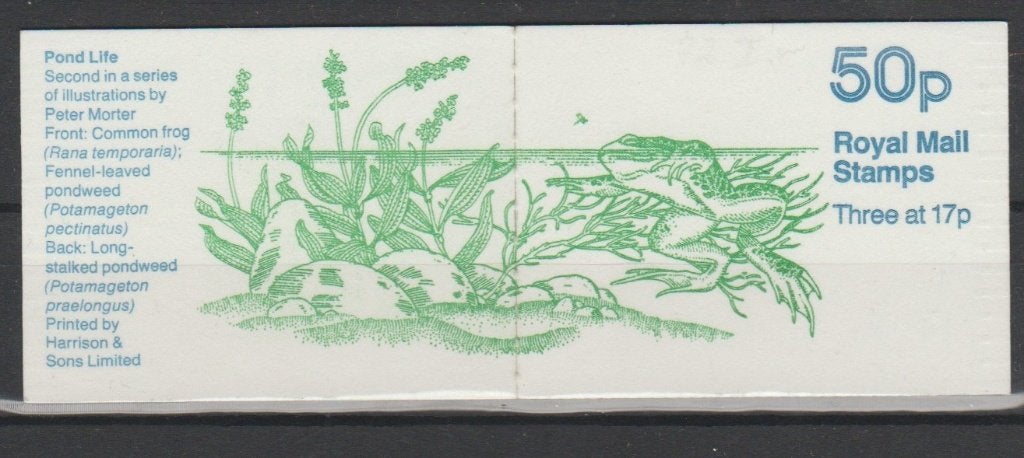 GB 1986 Booklet SG FB33a  Pond Life Kikker **, Ophalen of Verzenden, Postfris