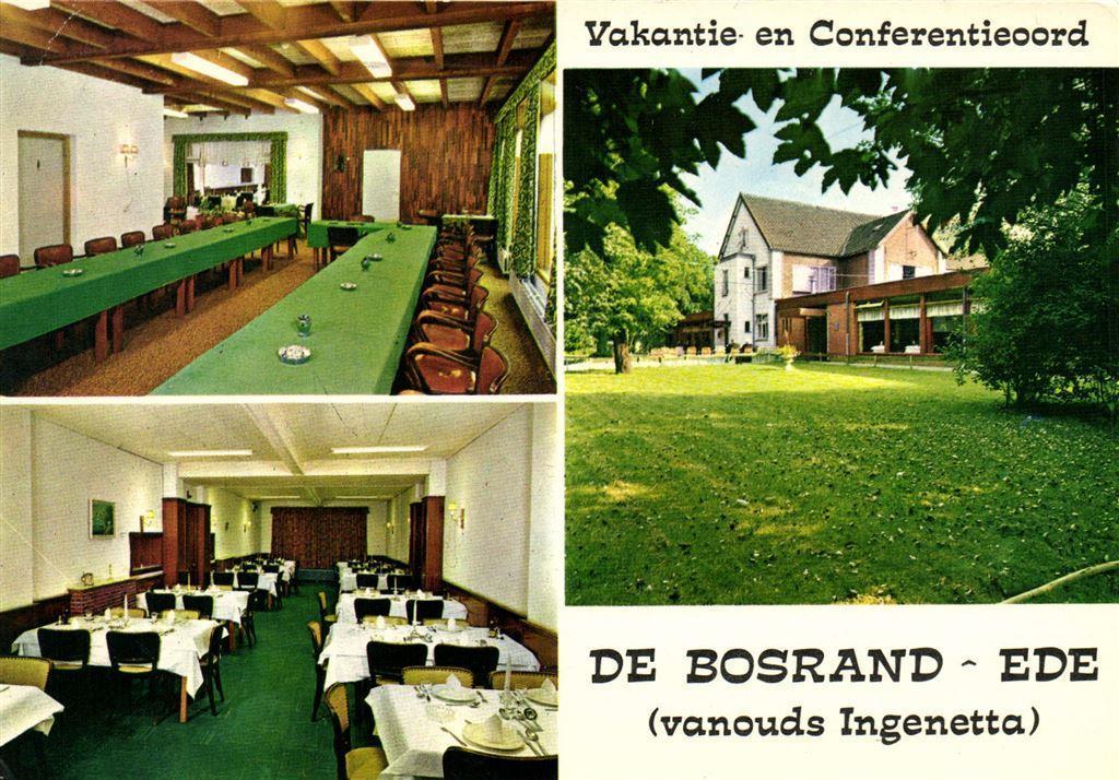 Vakantie- en Conferentieoord De Bosrand - Ede - 3 afb - 1978, Ophalen of Verzenden, Voor 1920, Gelopen, Gelderland