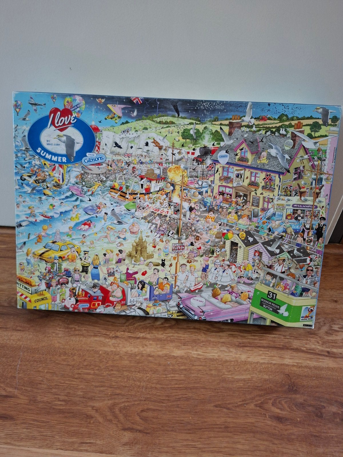 I Love Summer Legpuzzel 1000 stukjes - Gibsons, Ophalen of Verzenden, 500 t/m 1500 stukjes, Zo goed als nieuw, Legpuzzel