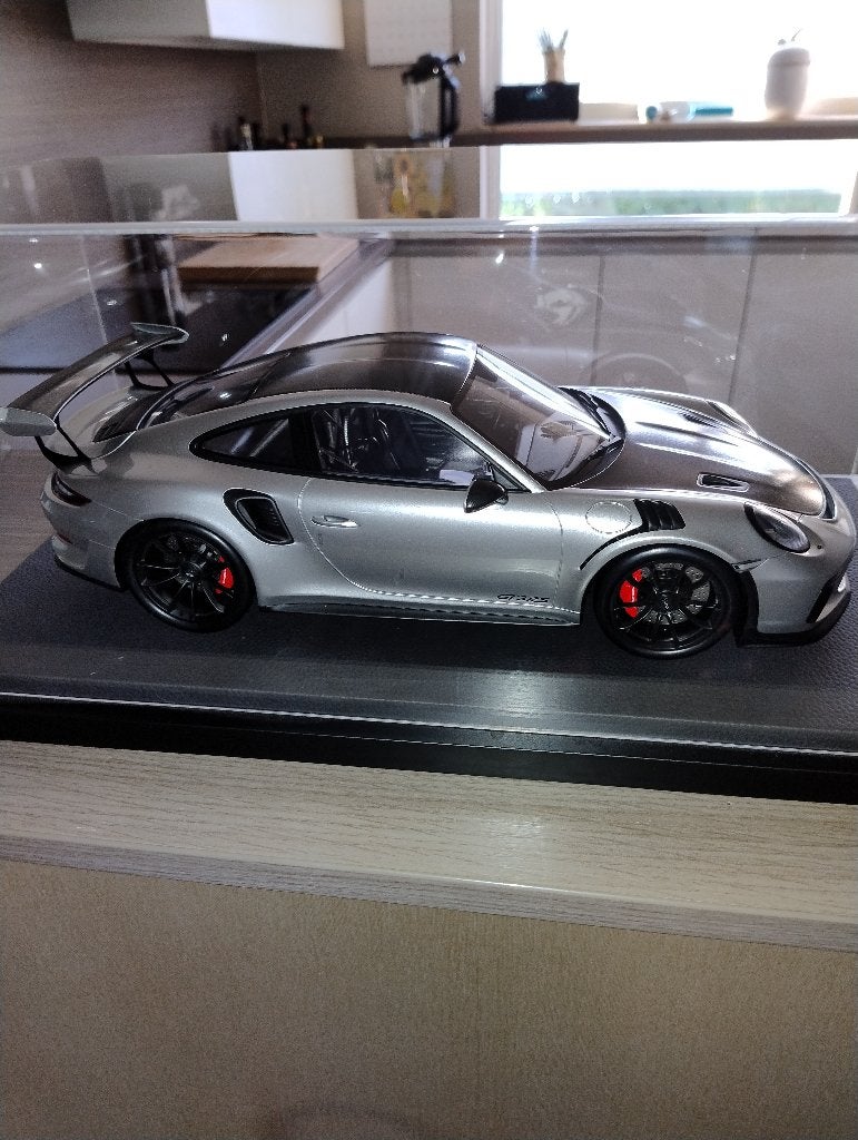 Porsche 911 GT3 RS op schaal 1/12, Ophalen of Verzenden, Zo goed als nieuw, 1:9 t/m 1:12, Auto