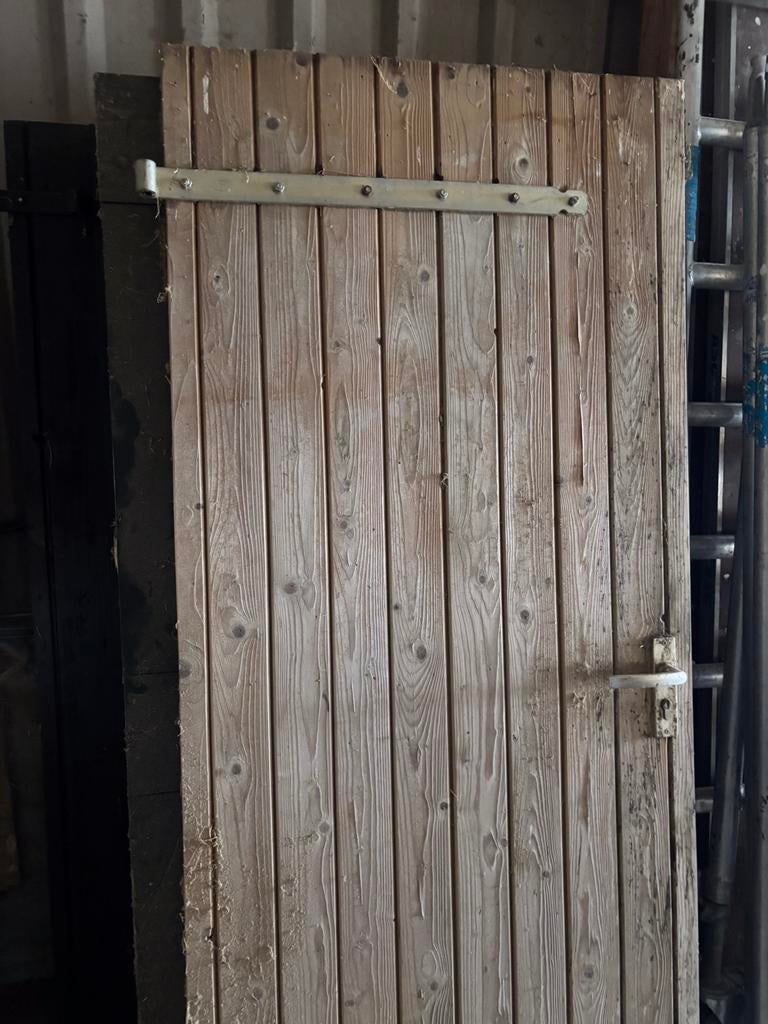 Houten deuren / poortdeuren ., 80 tot 100 cm, Binnendeur, Ophalen of Verzenden, Zo goed als nieuw