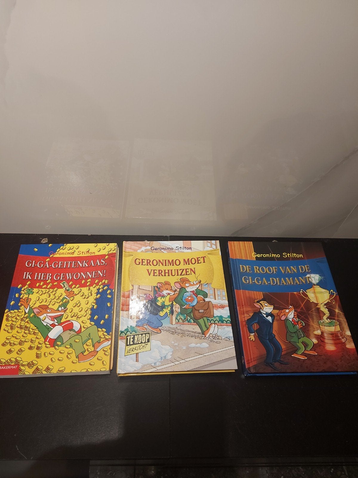 Geronimo Stilton Boeken - 3-delige set, Ophalen, Zo goed als nieuw, Geronimo Stilton, Fictie algemeen