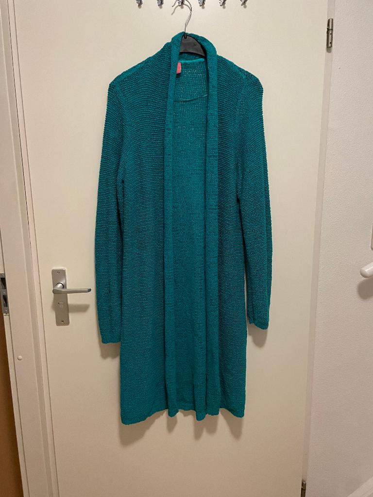 Kyra & Ko turqoise lang zomervest maat L, Maat 38/40 (M), Blauw, Ophalen of Verzenden, Zo goed als nieuw
